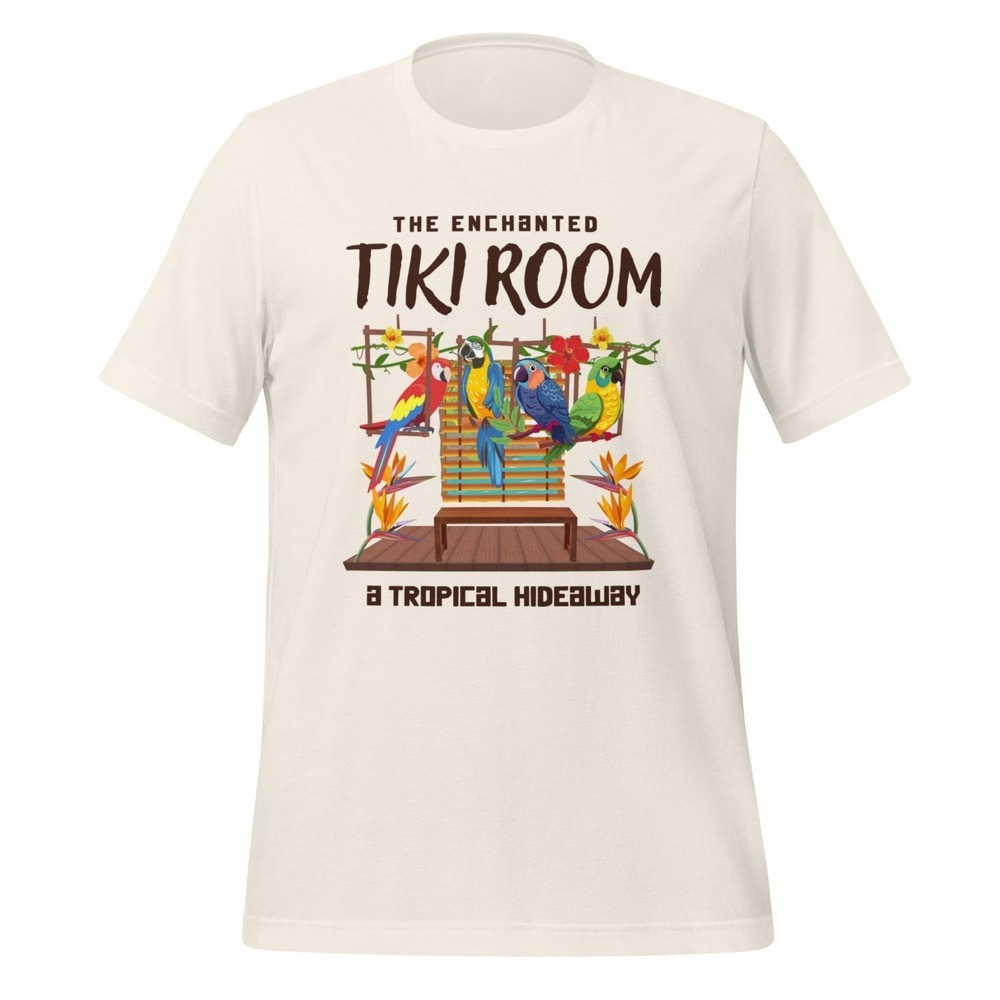 Enchanted Tiki Room Shirt – Retro Polynesian Tropical Birds Tee